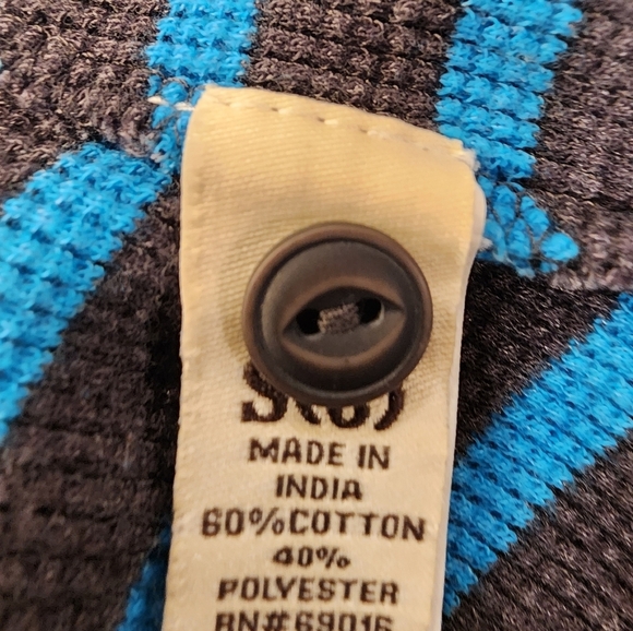 Striped Henley Long Sleeve Shirt - Picture 4 of 6